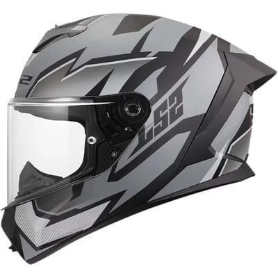 LS2 Helm Rapid III Xtrem FF820 zwart / grijs maat XXS