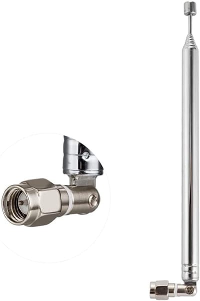 Radio Antenne - Telescopische Versterker - Signaal Ontvangst - 8 Delige Uitschuifbaar - 73.5 cm Uitgeschoven - Zilver