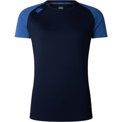Canterbury Dames/Dames Elite Training T-shirt (Marine/True Navy Marl)