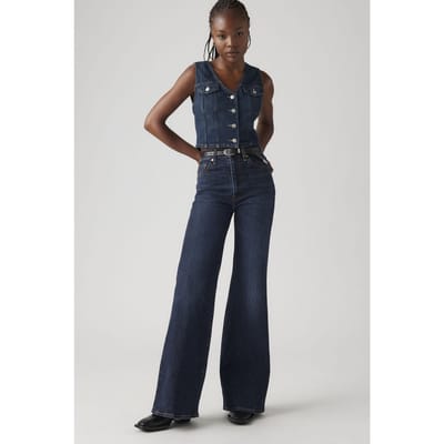 Levi's Ribcage Bell Jeans Size: W25L34 | Jeans Outlet | Dames | Blauw