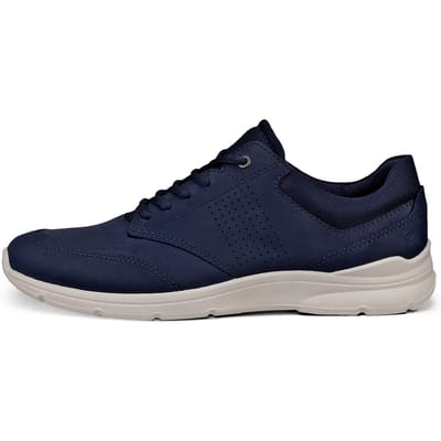 Ecco Irving Sneakers blauw Leer