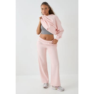 Dames Dsgn Studio Lange Rechte Pijp Joggingbroek | Lichtroze | Maat: XS