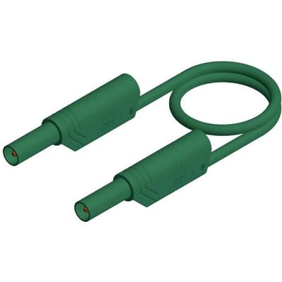 Hirschmann Test & Measurement MLS SIL WS 100/1 Veiligheidsmeetsnoer Banaanstekker 4 mm Banaanstekker 4 mm 1.00 m Groen 1 stuk(s)