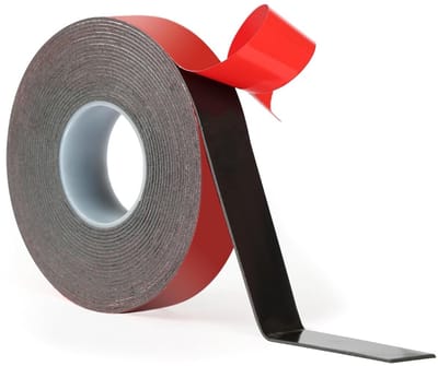 Extra Sterke Dubbelzijdige Plakband 1.1mm, 1.25cm×3m - Waterdicht, Hittebestendig voor Auto, LED Strips en Wanddecoratie - Ideaal voor Thuis en Kantoor