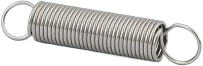 Trekveren Met Haken - Verlengsveer Set - Veelzijdig Gebruik - Roestvrij Staal - 10 Stuks 4mm - Zilver