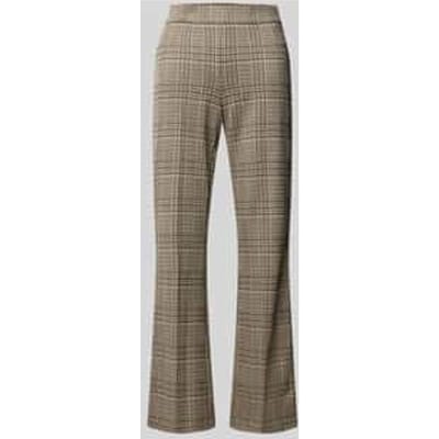 Flared fit broek met elastische band, model 'FAITH'