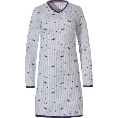 Rebelle Maat 42  Stars Vrouwen Nachthemd - Dark Blue