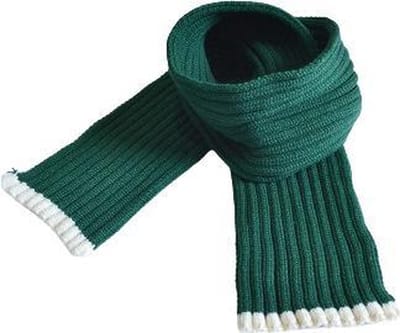 Gebreide Kindersjaal Unisex - 0-3 Jaar - Groen - Winter Sjaal voor Meisjes en Jongens