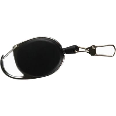 Intrekbare Sleutelhanger Heavy Duty Diefstalbestendig Snelhaak Draagbaar Multifunctioneel Intrekbare Sleutel zwart