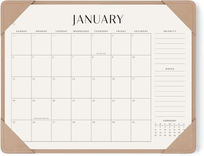 Academische Bureaukalender 2025-2026 met Bureaumat