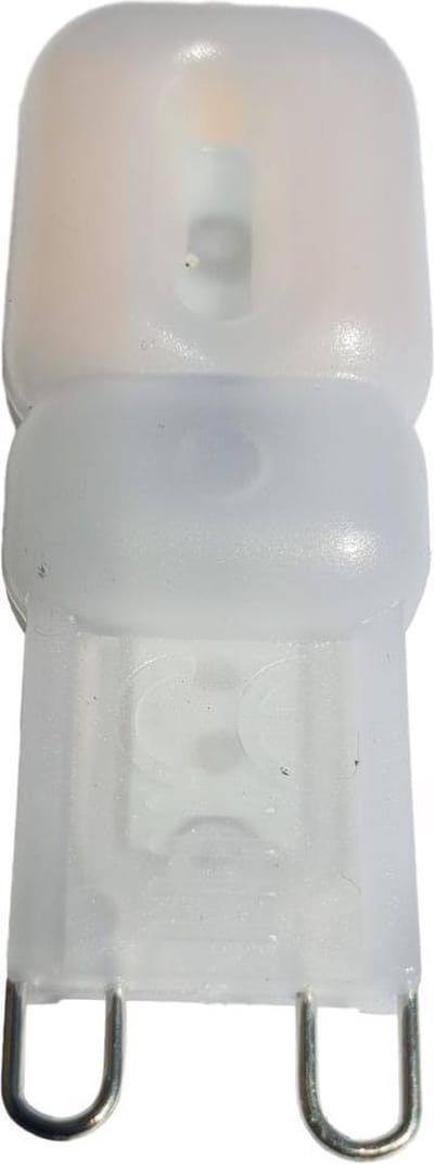 G9 steeklampje milky | LED 2,5W=25W halogeen | daglichtwit 6500K | 230 Volt
