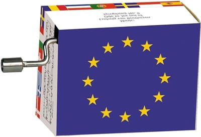 Muziekdoosje Ode aan de Vreugde - Muziekdoos Europa - Melodie Afspelen - Resonantiehout Montage