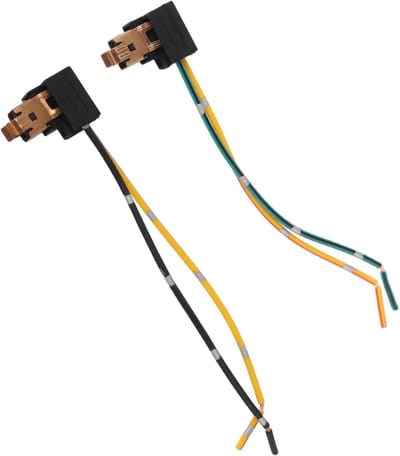 2 Stuks ABS Kunststof H1 Lamp Connector, Verlichtingsfitting Draadverbinding, Geschikt voor H1 Gloeilampen, Betrouwbare Adapter en Eenvoudige Installatie