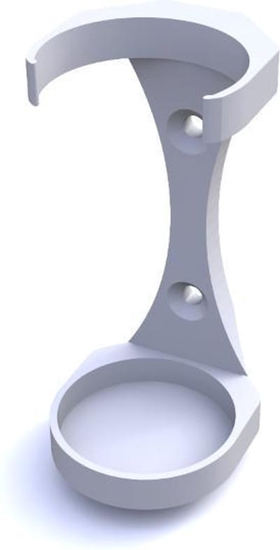 Ophangbeugel geschikt voor Netatmo Slim weerstation - Wit