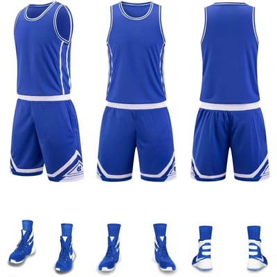 Basketbalpak, enkele schouder, vierpuntsbibliotheek, zweetabsorberend, ademend en snel drogend basketbalpak voor volwassenen, sportpak. 3XL