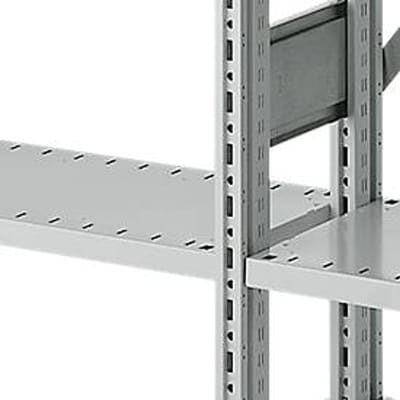 legborden, voor archiefrek,  B 750 x D 300 mm, gegalvaniseerd