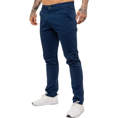 Enzo Heren Slim Fit Stretch Chino