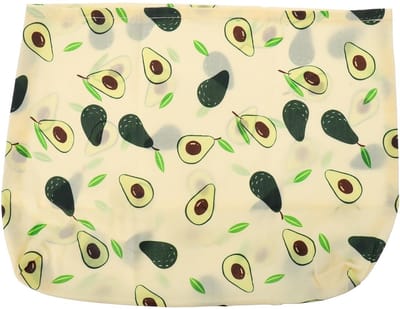 Dailygoods- Bijenwas Opbergzak - Katoenen Doek - Herbruikbare Vershoudzak - Mini-Vriezer - Kaashouder - Ideaal voor Snacks - 28 x 20 cm