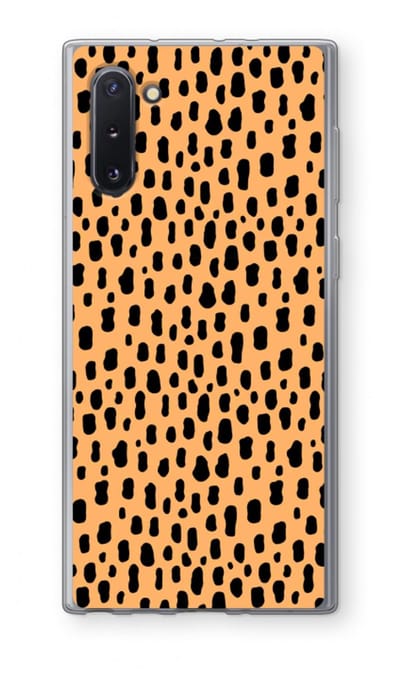 Case Company® - Hoesje geschikt voor Samsung Galaxy Note 10 hoesje - Panter - Soft Cover Telefoonhoesje - Bescherming aan alle Kanten en Schermrand