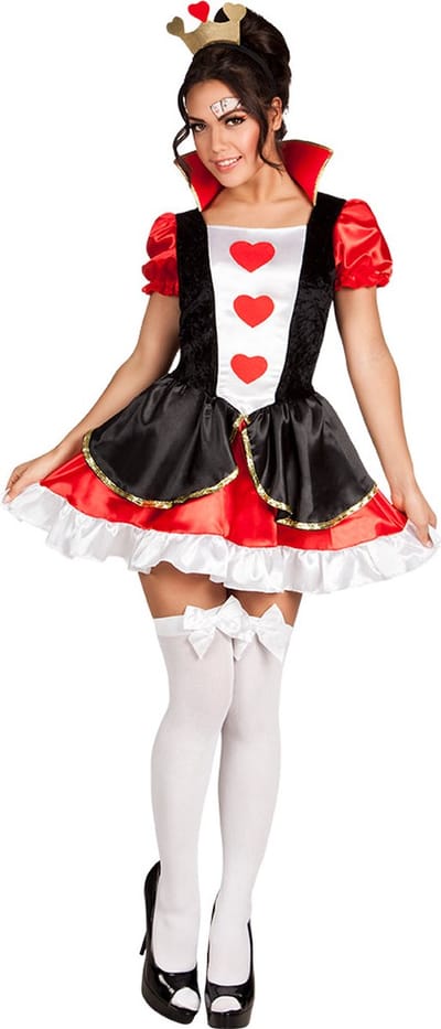 Boland - Kostuum Hartenkoningin (M) - Volwassenen - Koningin - 18+- Sexy- Fantasy