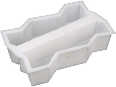 Betonmal Tuinpad - Stoepvorm Padenmaker - Zelf Tuinpad Maken - Herbruikbaar Plastic - 22 x 5 cm - Zwart