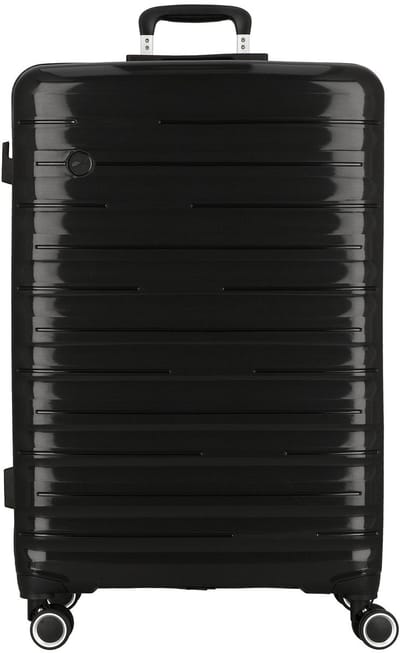cocoono Madrid 4 wielen Trolley 77 cm - Harde bagage - TSA slot - schwarz