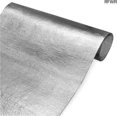 RFWR® Gealuminiseerde Isolatiemat 30 x 100 cm - Zelfklevend en Hittebestendig