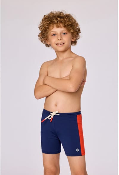 Woody zwembroek jongens/heren - donkerblauw - 261-10-ZWR-A/873 - maat 152