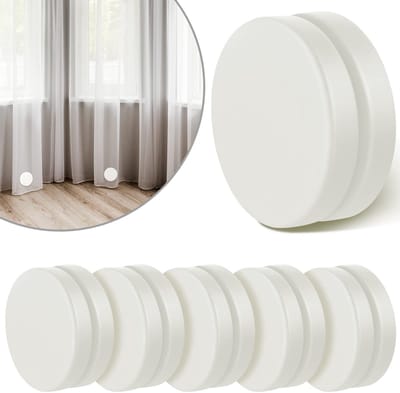 Dailygoods- Douchegordijngewichten 0,3 kg - Magnetisch - Waterdicht - Tafelkleedmagneten - Decoratief - Sterk glas en magneet - Gordijngewichten