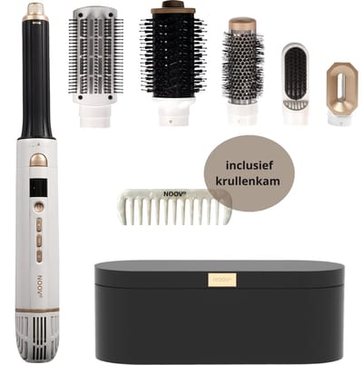 NOOV Multi Airstyler - Multistyler - Föhn - Föhnborstel - Krulborstel - Hairwrap - 6-in-1 Stylingtool