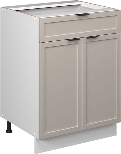 Vicco Fame-Line Keukenonderkast – 60 cm met lade, zonder werkblad GrijsBeige