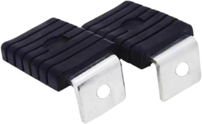 Motorvoetsteunen - Achterbank Steunen - Extra Steun - Antislip Ontwerp - 7 x 5 cm - Zwart