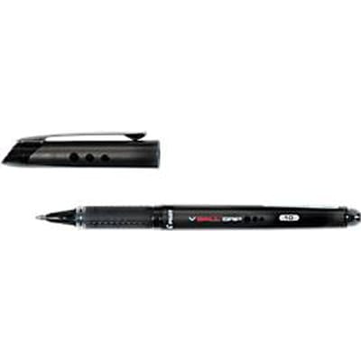 Rollerpen PILOT V-Ball grip breed zwart | 12 stuks