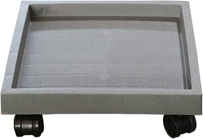 Planten Trolley - Bloempot Wagen - Verplaatsen van planten - Versterkte wielen - 36 cm - Bruin