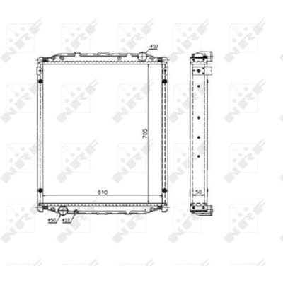 Radiator, motorkoeling NRF 51604