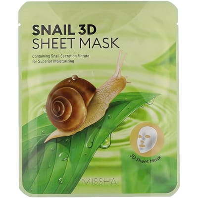MISSHA Masque Tissu 3D à l'Escargot 23 g