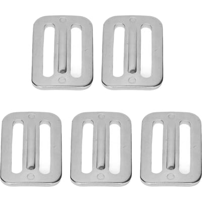 Verstelbare Gesp Fijne Afwerking Hoge Hardheid Roestvrij Staal Klein Volume Portemonnee Hardware white