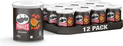 Pringles Hot & Spicy - 12 stuks - 40 gram