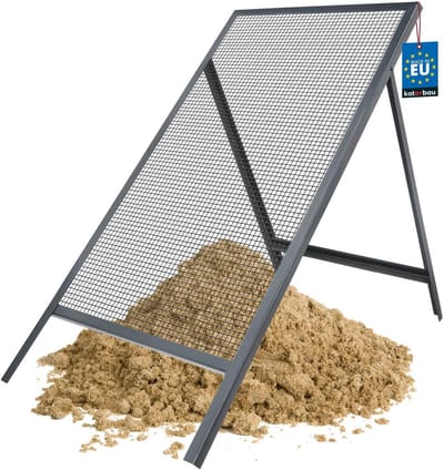 Doorwerpzeef 60 x 120 cm - Stalen doorwerprooster voor tuin en compost