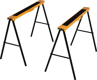 HOMCOM assteun - inklapbaar - antislip - oranje & zwart