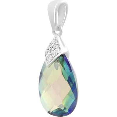 Серебряная подвеска с мистик топазом 3.365ct (2203797) veelkleurige kleur