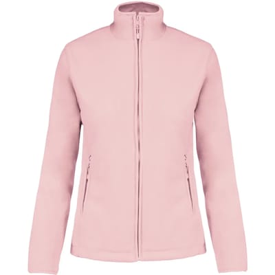 Kariban Microfleece met rits dames K907 - Pale Pink - 4XL