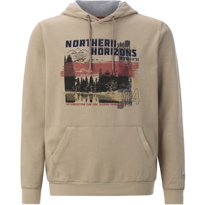 Jan Vanderstorm herren Sweatshirt - 52/54 - beige - Plus Size