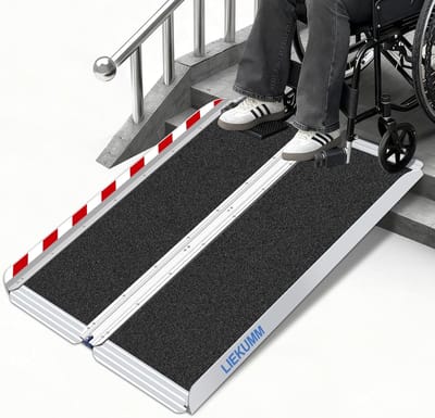 Draagbare Aluminium Rolstoelhelling - Antislip Oprijplaten voor Rolstoelen