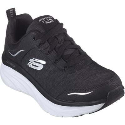 Skechers D'Lux Walker-Cool Groove, Vrouwen, Zwart, Sneakers, maat: 37