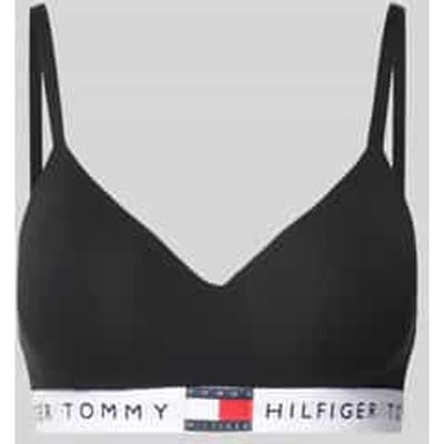 Bralette met elastische band met label, model 'TH Heritage'