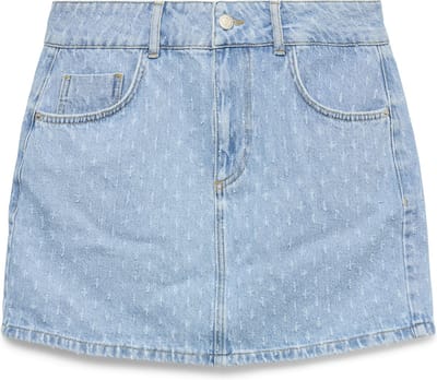VERO MODA - VMNANCY HW MINI DENIM SKIRT EXP - Dames - Rokken