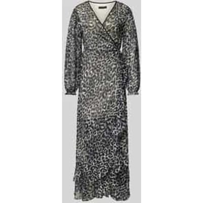 Maxi-jurk in wikkellook, model 'FELISIA'