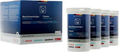 Bosch / Siemens Wasmachine reiniger - 4 stuks 200 gram