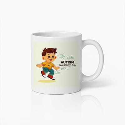 Autisme Bewustzijnsdag Mok – Ondersteun en Vier Neurodiversiteit Koffiebeker Cadeau